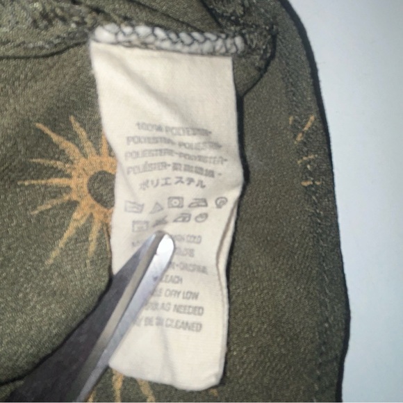 Free People Through the Night Green Sun Halter Top Size‎ L - Picture 11 of 11